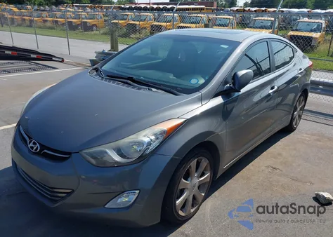 2013 Hyundai Elantra Gls/Limited from USA, damaged, VIN 5NPDH4AE0DH172663